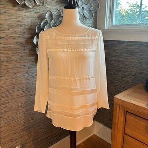 Etcetera Cream Layered Women's Blouse